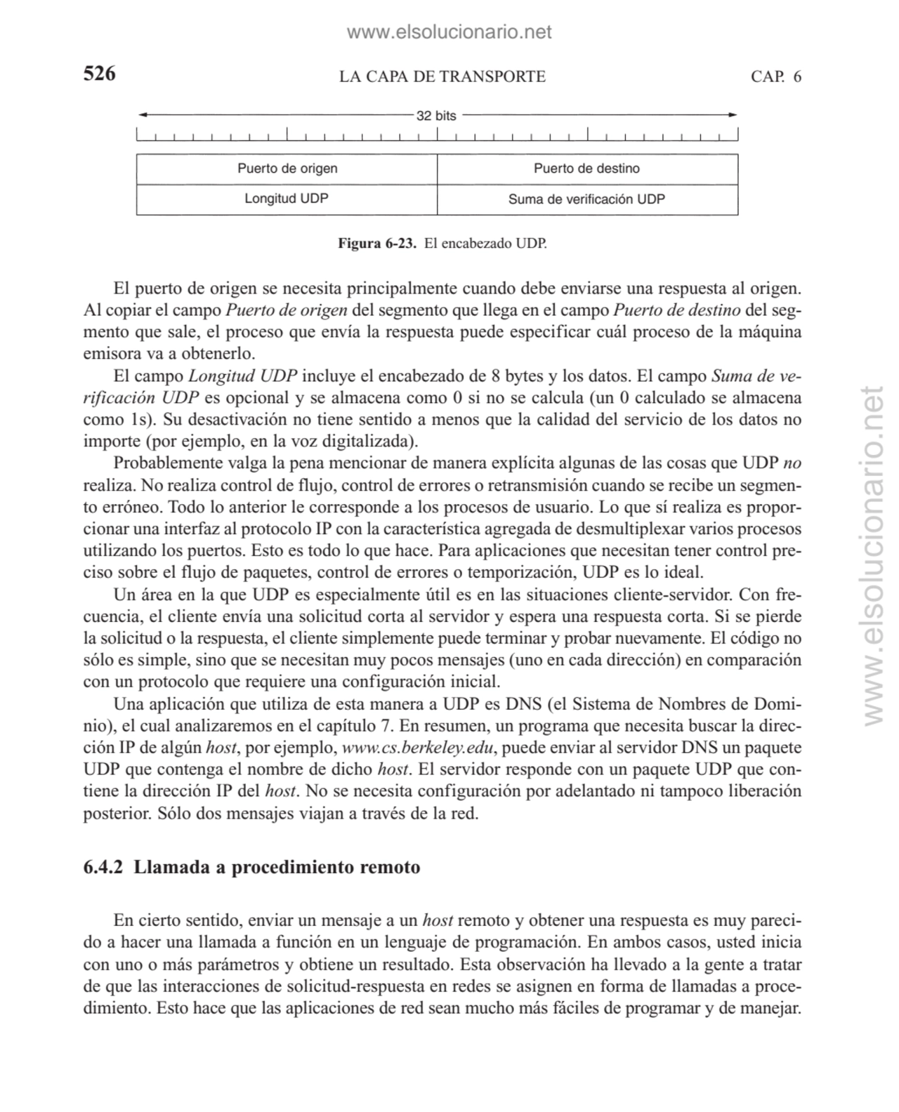 LA CAPA DE TRANSPORTE
El puerto de origen se necesita principalmente cuando debe enviarse una resp…