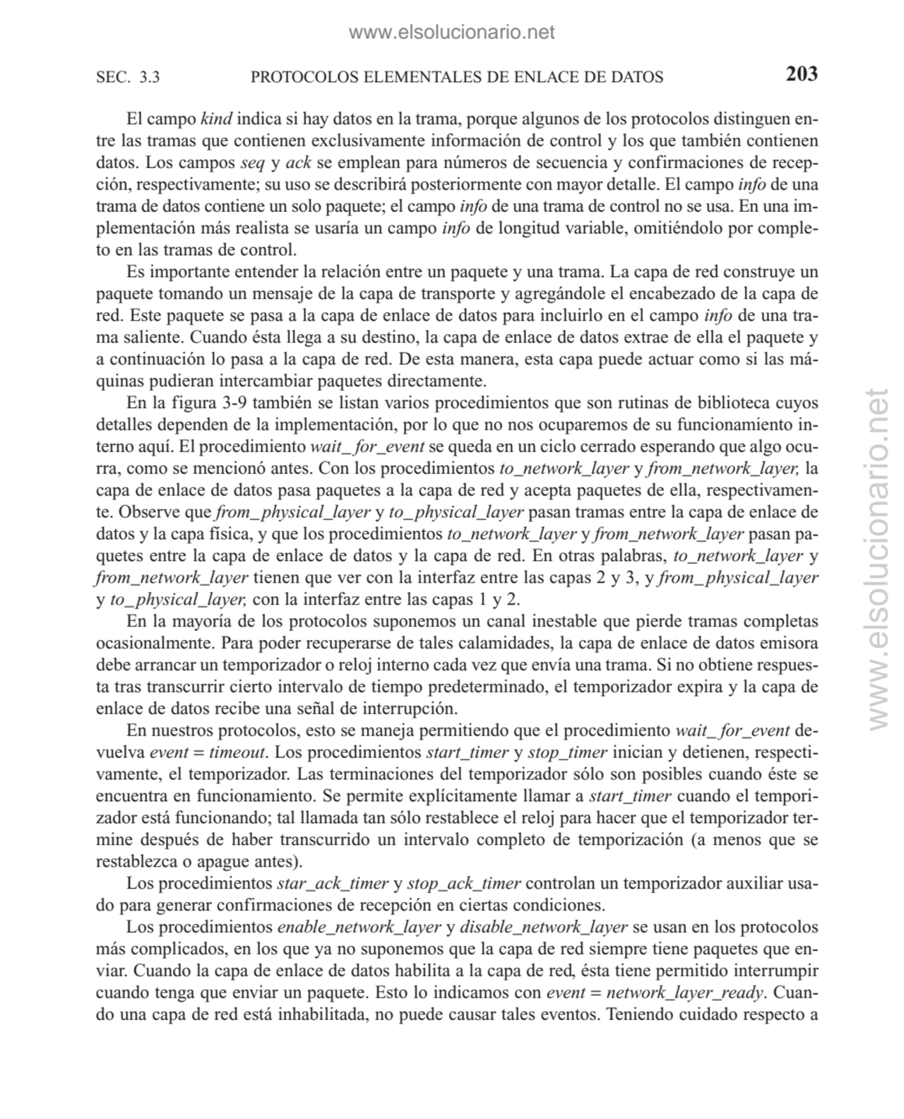 El campo kind indica si hay datos en la trama, porque algunos de los protocolos distinguen entre l…