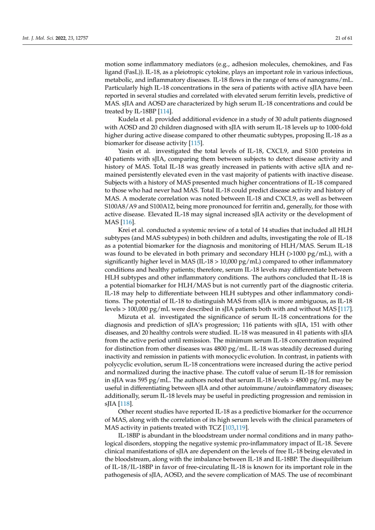 Int. J. Mol. Sci. 2022, 23, 12757 21 of 61
motion some inflammatory mediators (e.g., adhesion mole…