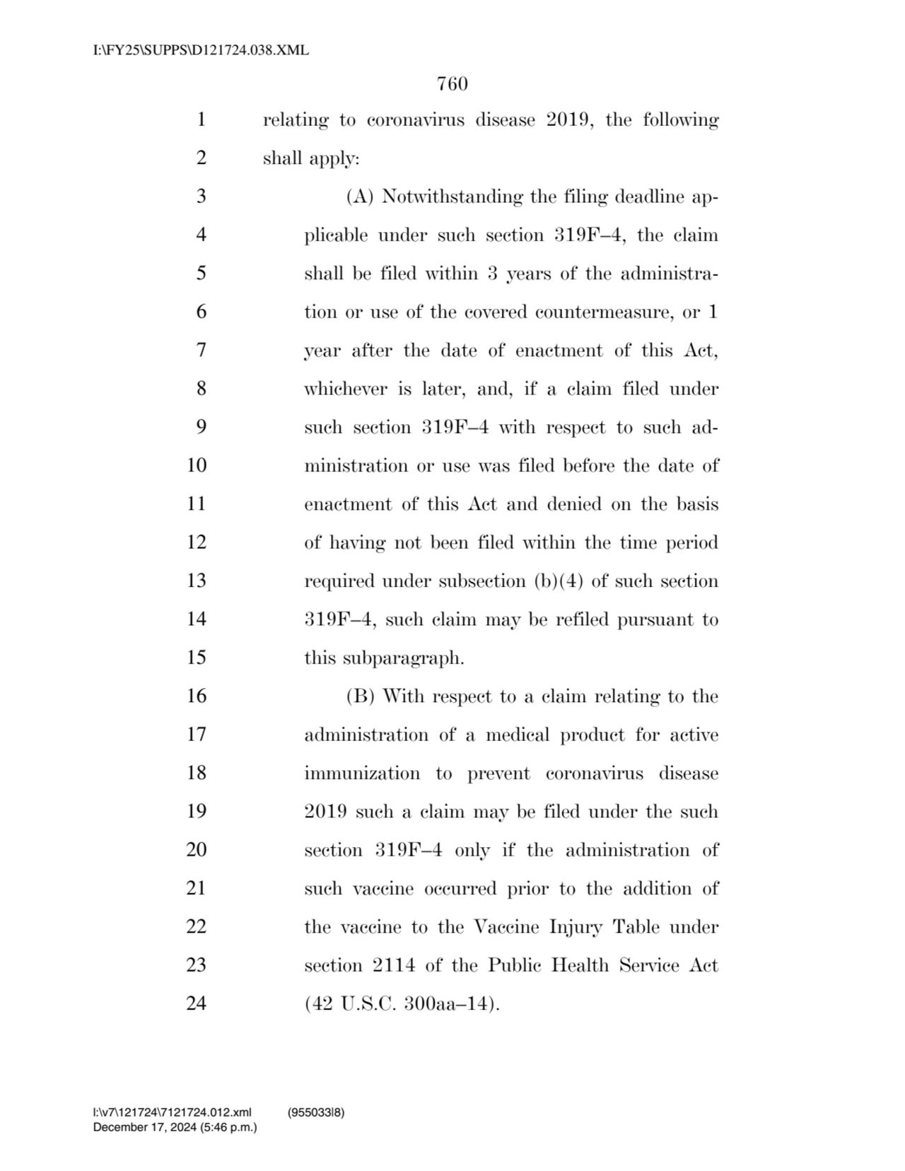 760 
1 relating to coronavirus disease 2019, the following 
2 shall apply: 
3 (A) Notwithstandin…