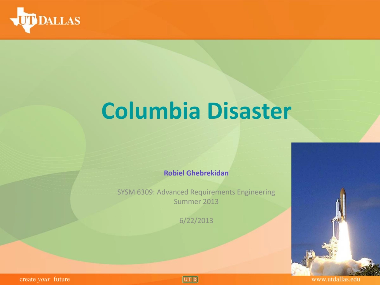 Lessons from the Columbia Disaster