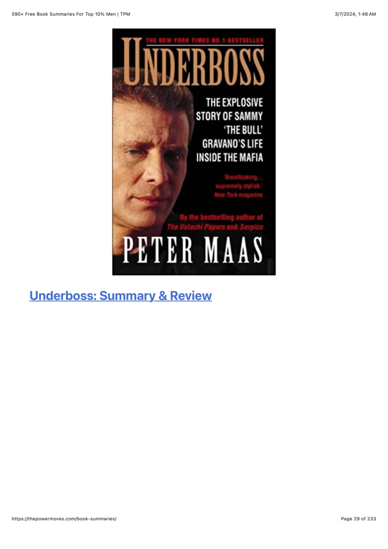 590+ Free Book Summaries For Top 10% Men | TPM 3/7/2024, 1:48 AM
https://thepowermoves.com/book-su…