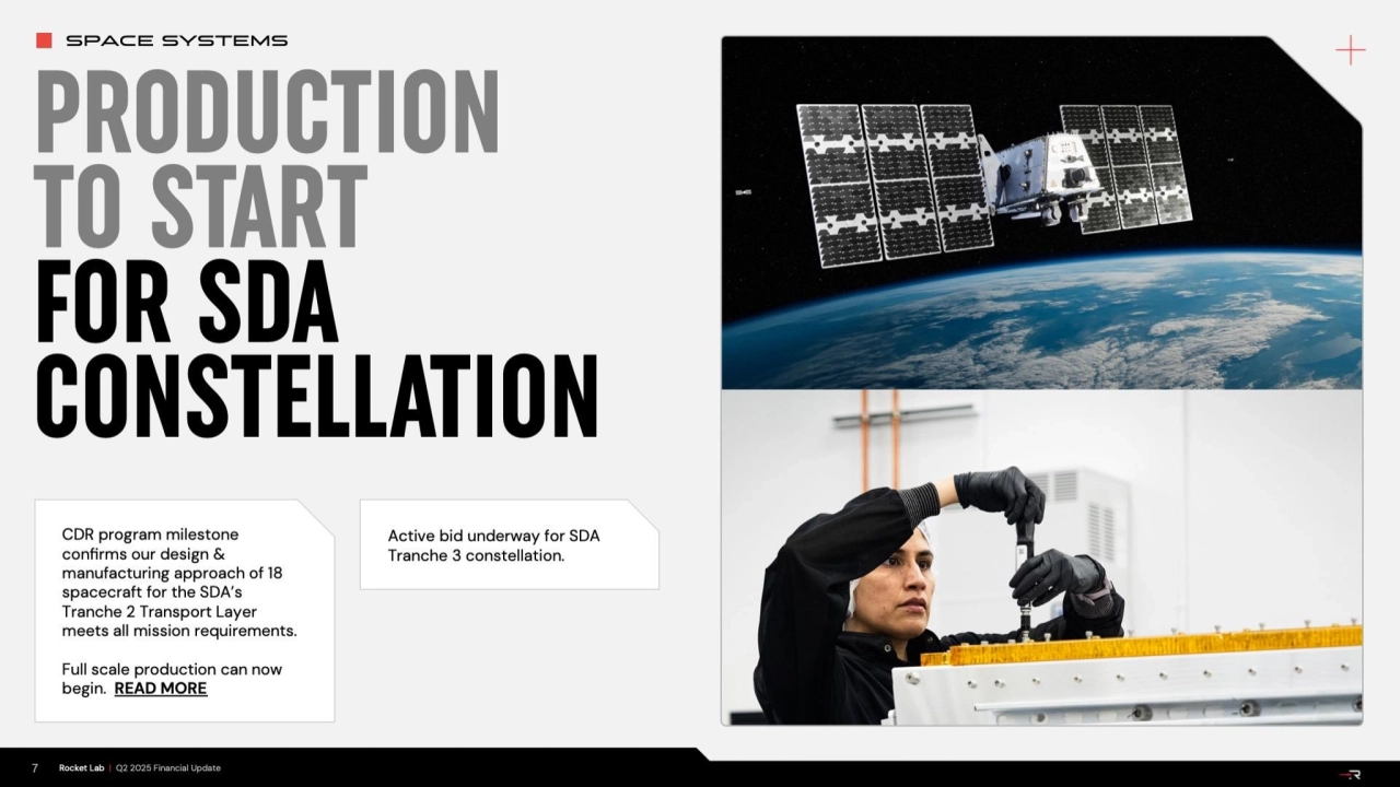 Rocket Lab Q2 2025 Investor Update: Business Highlights & Strategic Growth - Page 7
