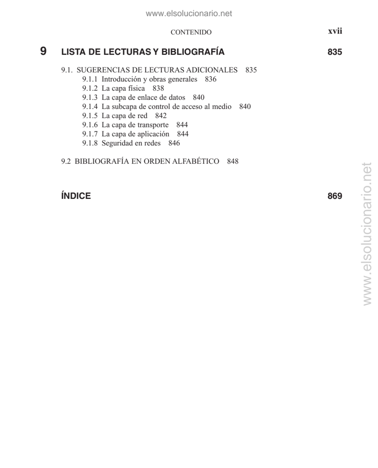 CONTENIDO
9 LISTA DE LECTURAS Y BIBLIOGRAFÍA 835
9.1. SUGERENCIAS DE LECTURAS ADICIONALES 835
9.…