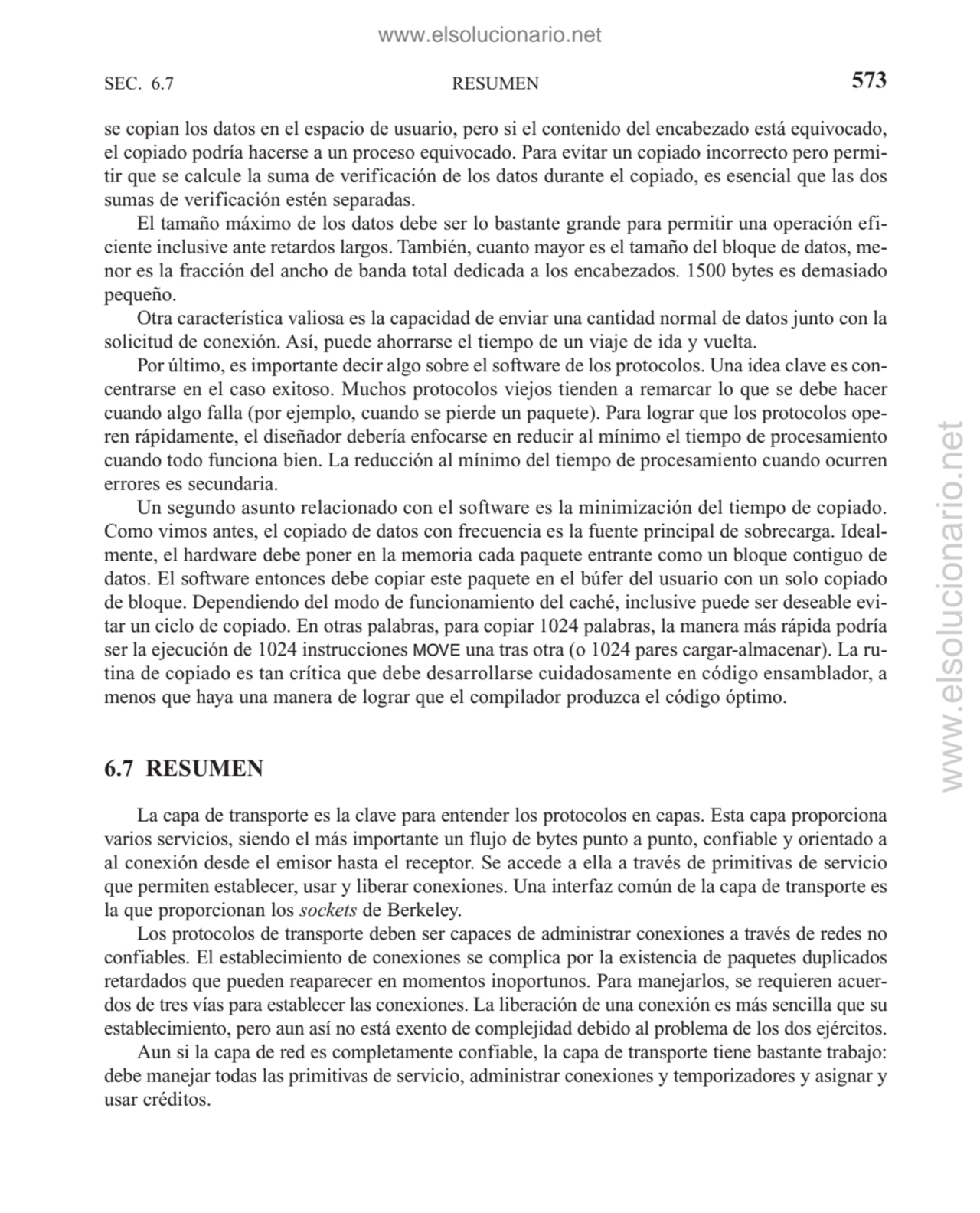 RESUMEN
se copian los datos en el espacio de usuario, pero si el contenido del encabezado está equ…