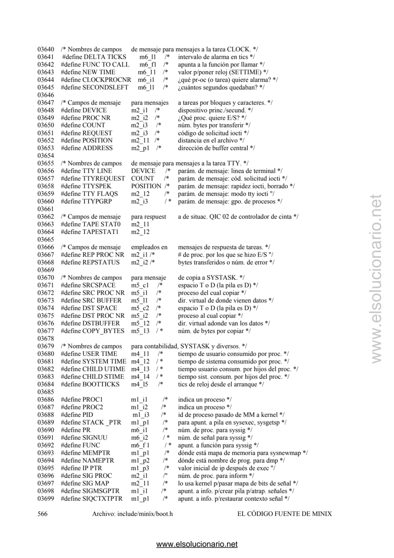 03640 /* Nombres de campos de mensaje para mensajes a la tarea CLOCK. */ 
03641 #define DELTA TICK…