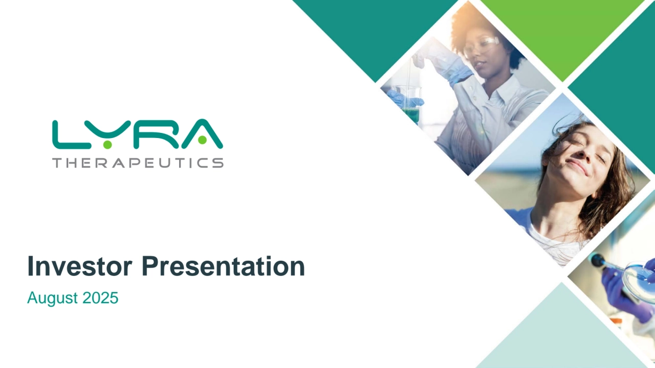 Investor Presentation 
August 2025 