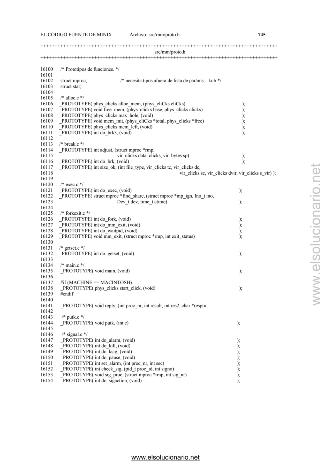 EL CÓDIGO FUENTE DE MINIX Archivo: src/rnm/proto.h 745 
++++++++++++++++++++++++++++++++++++++++++…