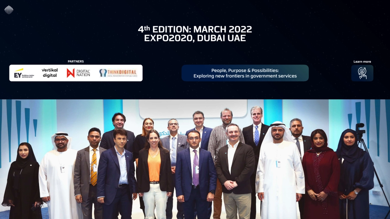 Government Services Forum History 40
PARTNERS
4th EDITION: MARCH 2022
EXPO2020, DUBAI UAE
Peopl…