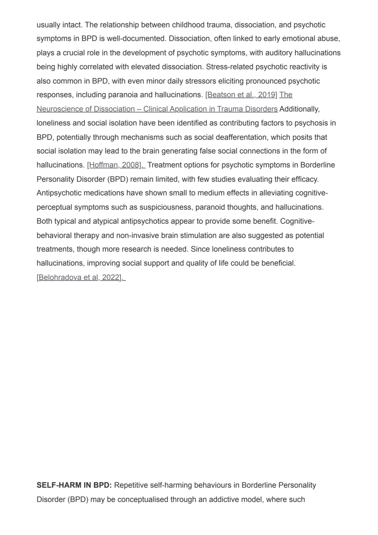 usually intact. The relationship between childhood trauma, dissociation, and psychotic
symptoms in…