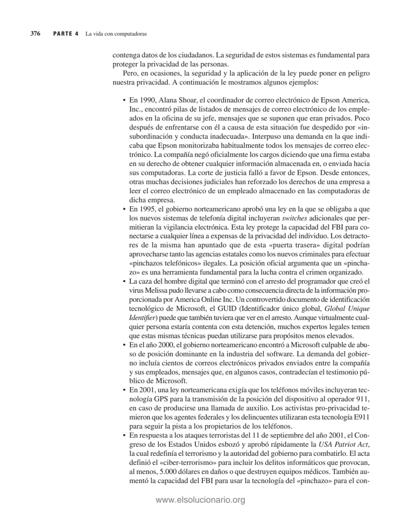 contenga datos de los ciudadanos. La seguridad de estos sistemas es fundamental para
proteger la p…