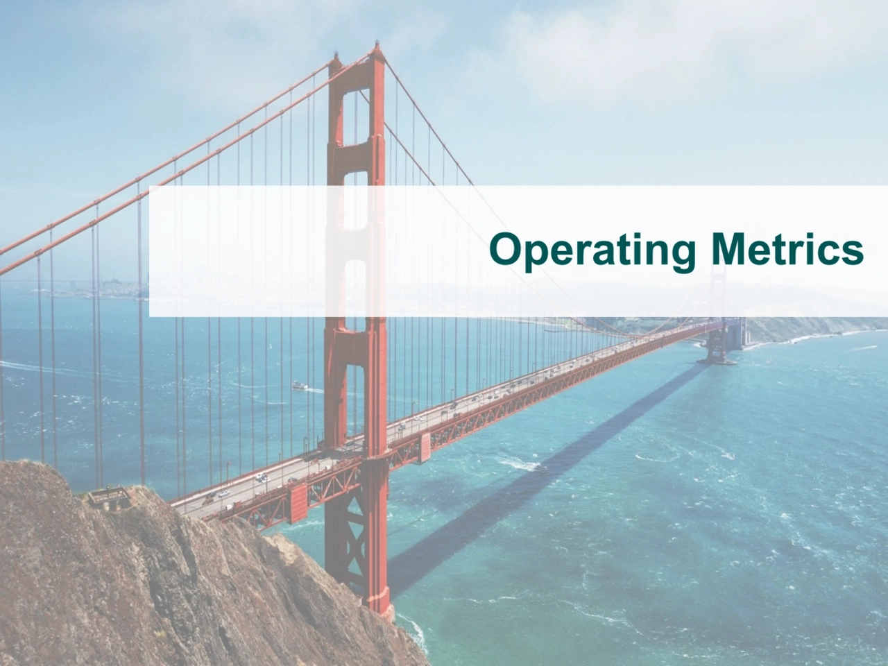 Operating Metrics