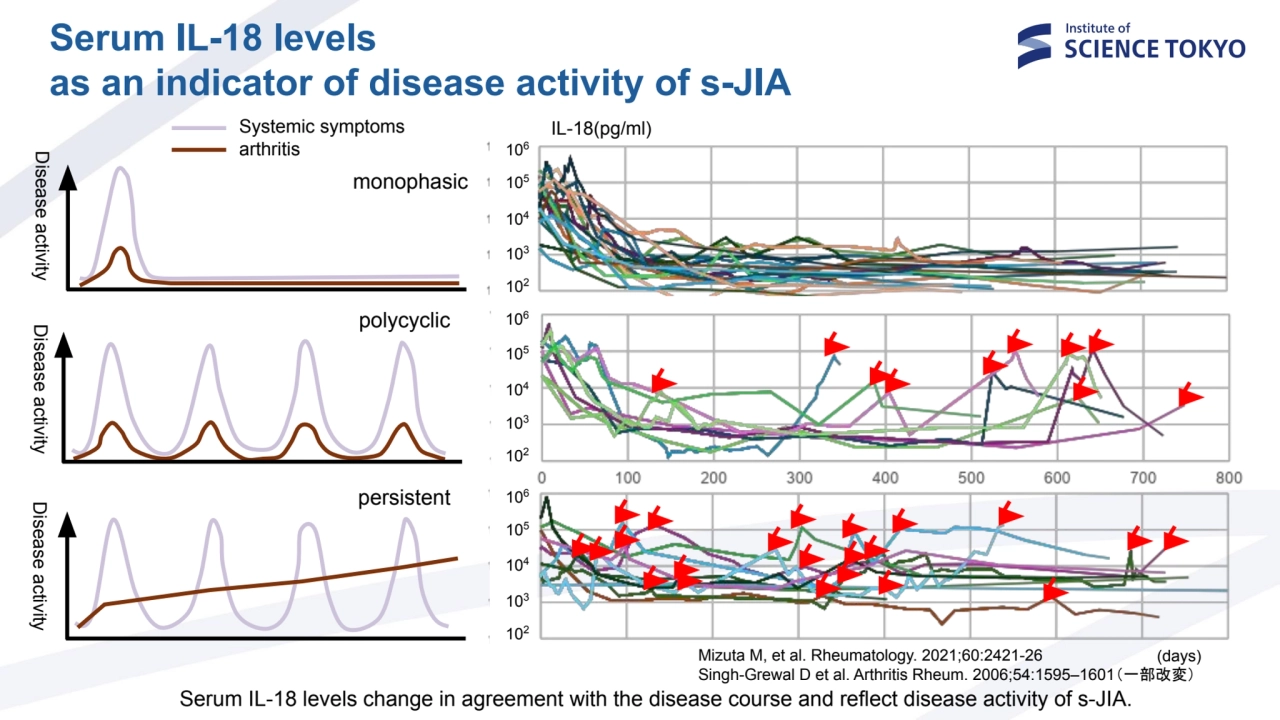 106
105
104
103
102
Disease activity
polycyclic
(days)
106
105
104
103
102
Systemic sy…