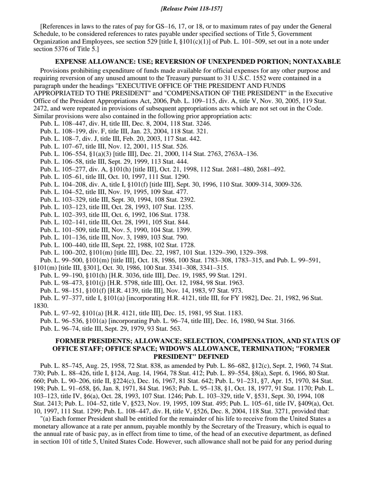 [References in laws to the rates of pay for GS–16, 17, or 18, or to maximum rates of pay under the …