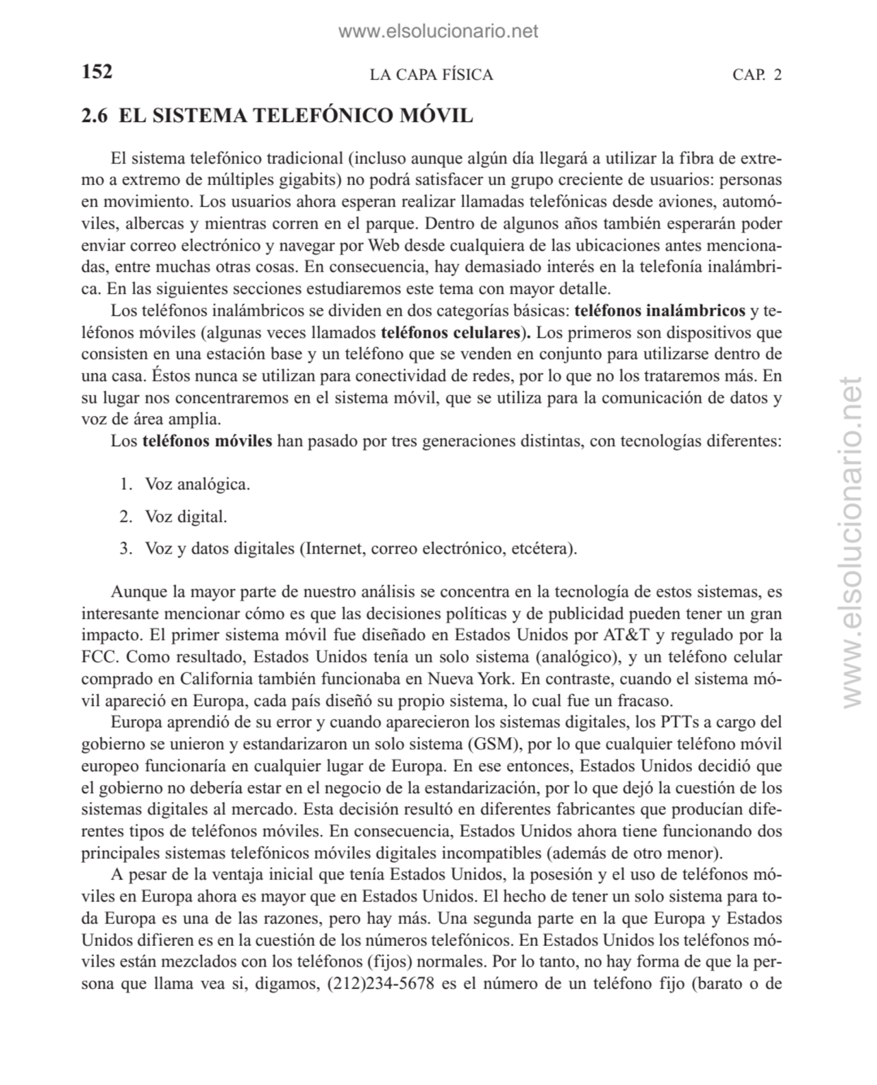 2.6 EL SISTEMA TELEFÓNICO MÓVIL
El sistema telefónico tradicional (incluso aunque algún día llegar…