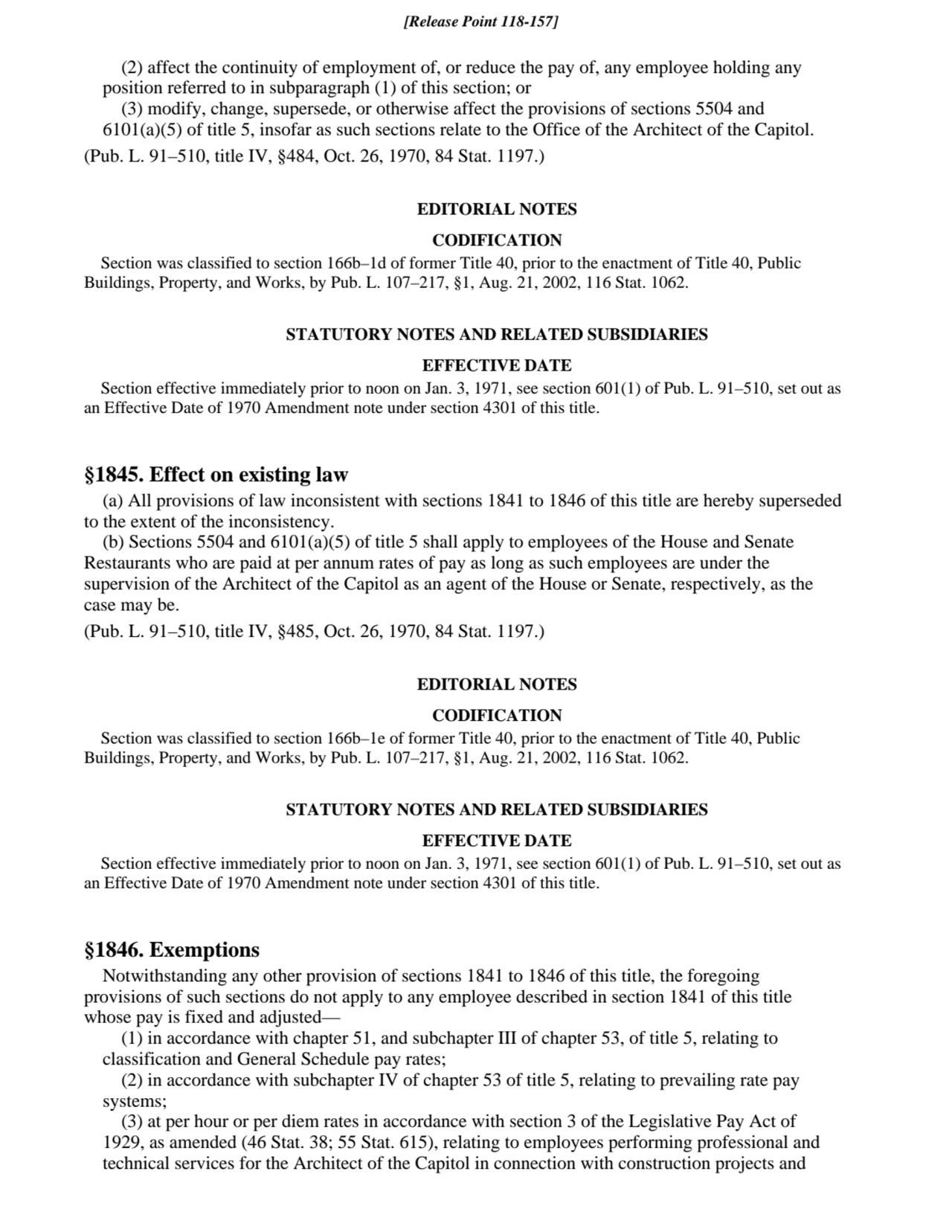 (2) affect the continuity of employment of, or reduce the pay of, any employee holding any
positio…