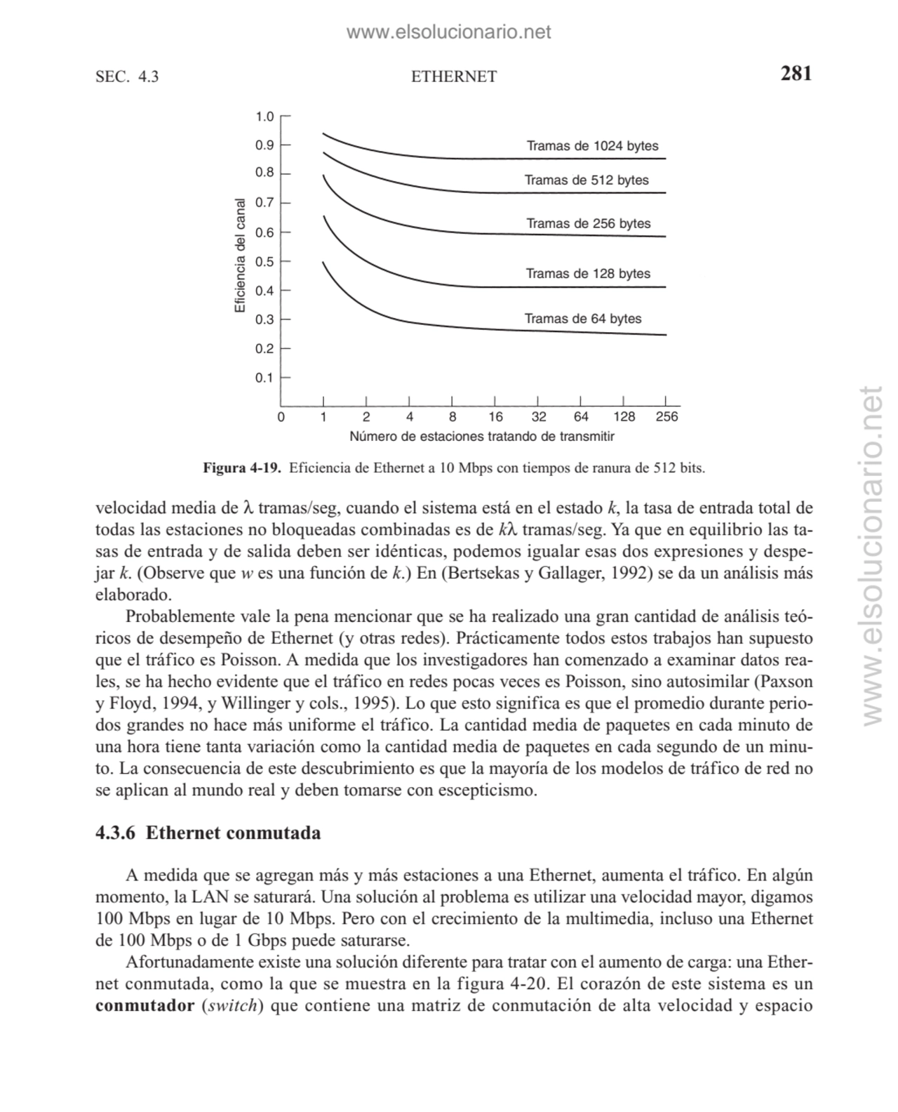 SEC. 4.3 ETHERNET 281
velocidad media de λ tramas/seg, cuando el sistema está en el estado k, la t…