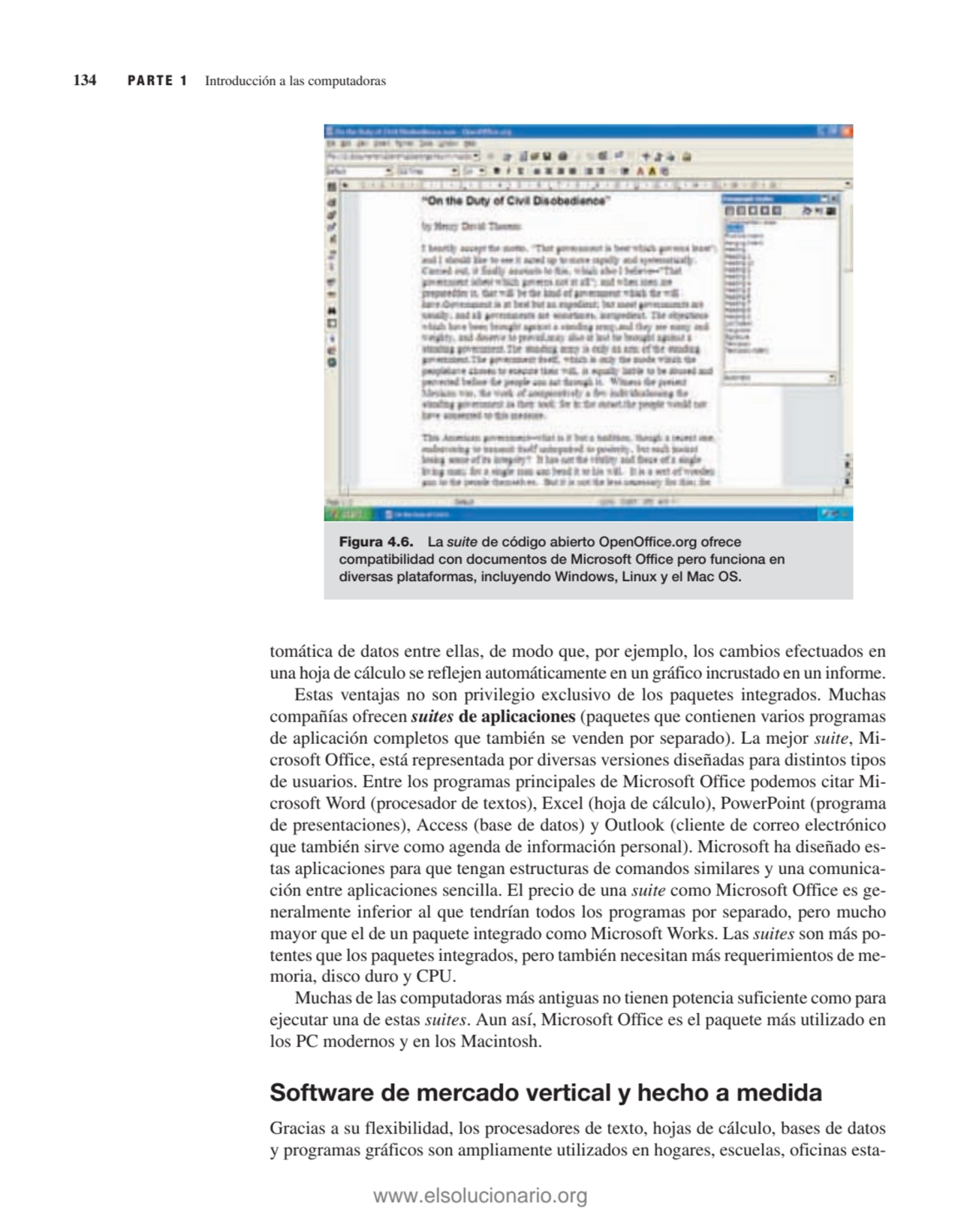 tomática de datos entre ellas, de modo que, por ejemplo, los cambios efectuados en
una hoja de cál…