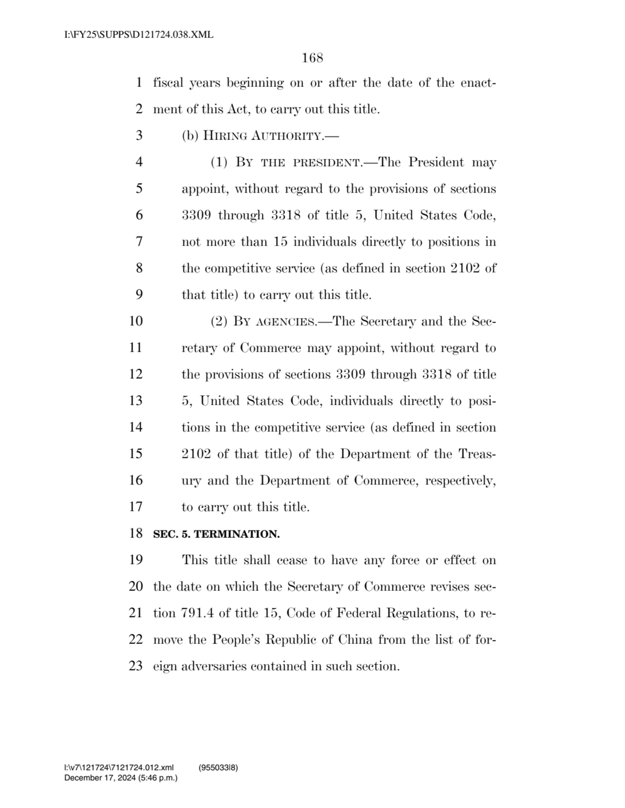 168 
1 fiscal years beginning on or after the date of the enact2 ment of this Act, to carry out t…