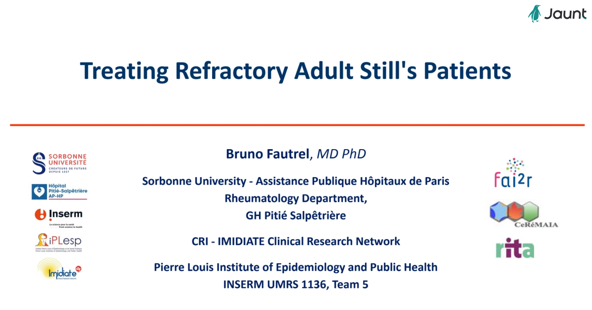 NextGen 2024: Refractory SJIA & MAS Session Part 8