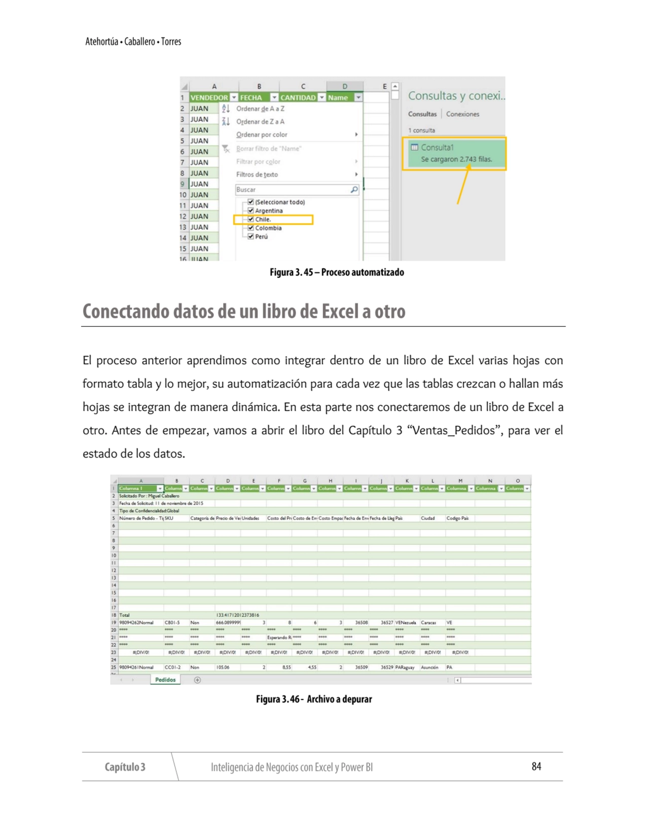 El proceso anterior aprendimos como integrar dentro de un libro de Excel varias hojas con 
formato…