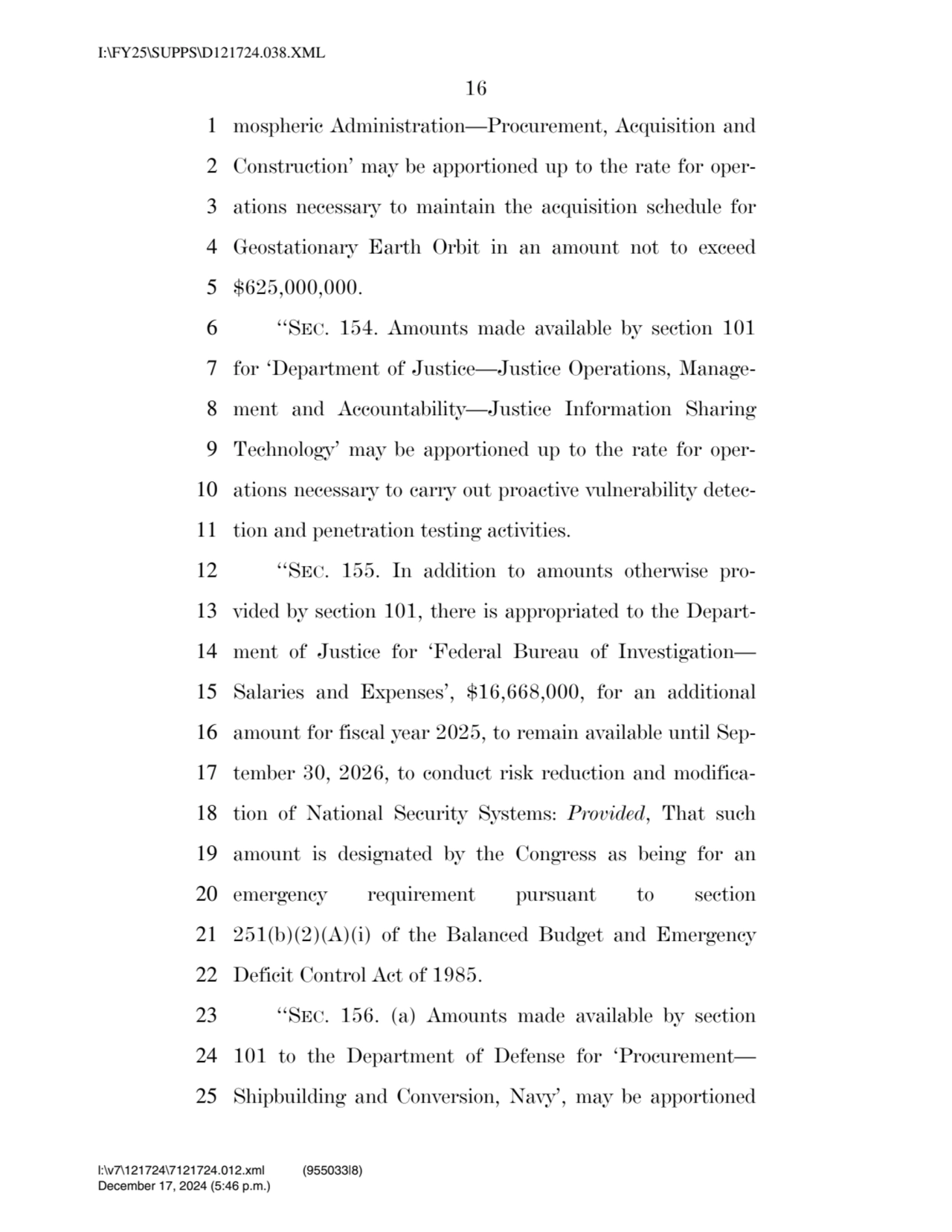 16 
1 mospheric Administration—Procurement, Acquisition and 
2 Construction’ may be apportioned u…