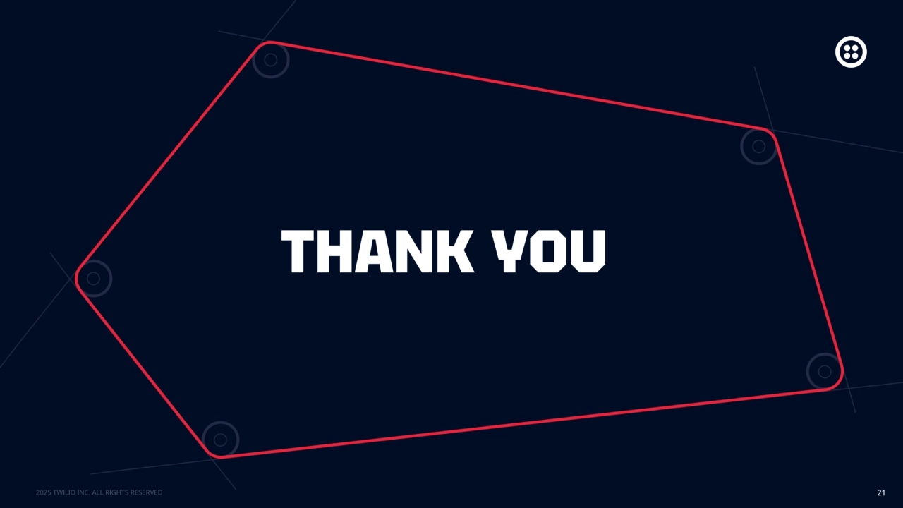 THANK YOU
21