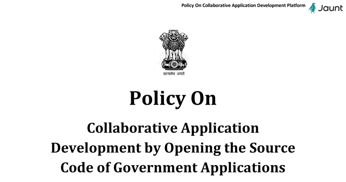 Indian Govt's policy for open sourcing the source code of govt apps