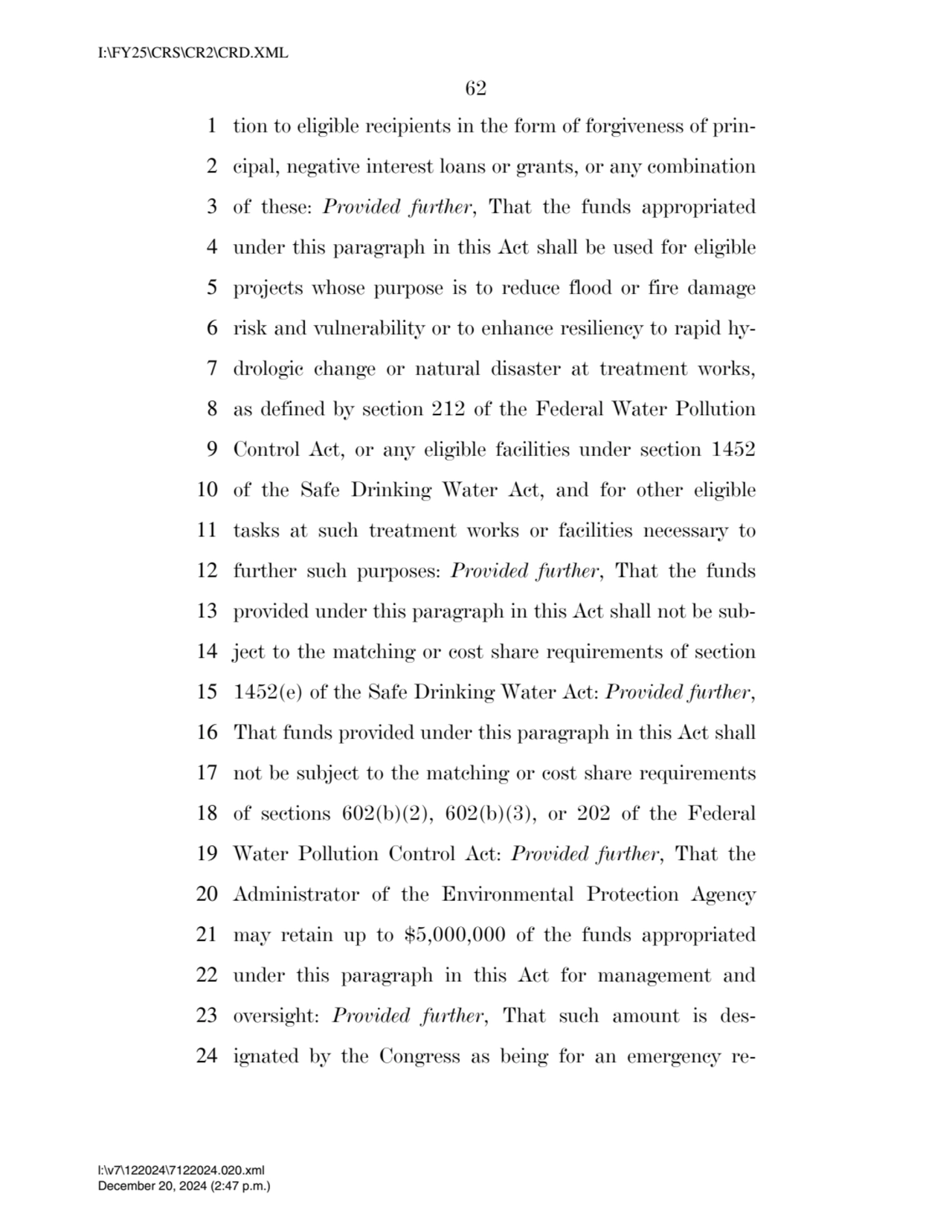 62 
1 tion to eligible recipients in the form of forgiveness of prin2 cipal, negative interest lo…