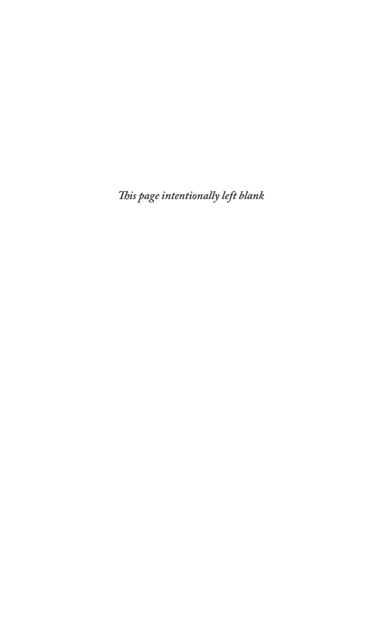 This page intentionally left blank