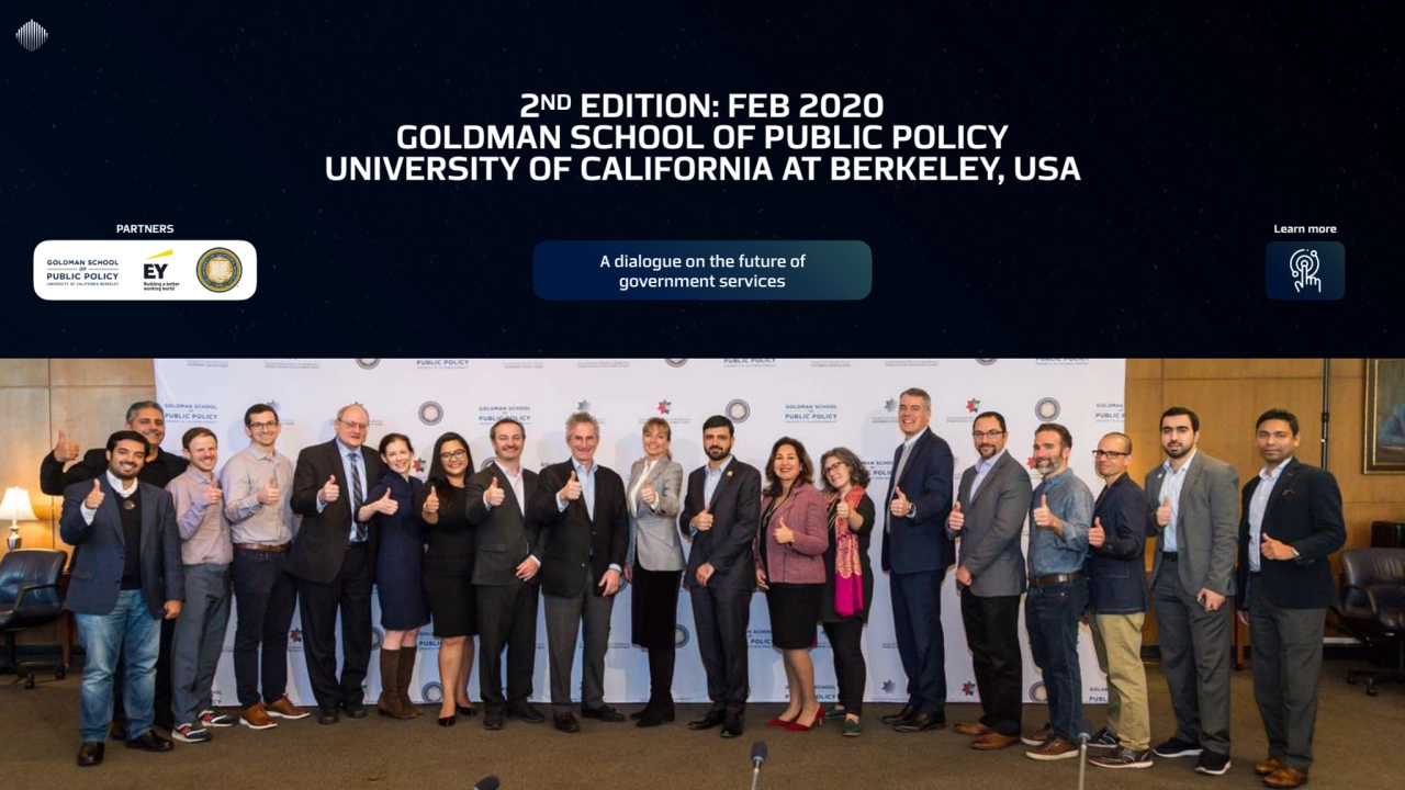 Government Services Forum History 38
PARTNERS
2ND EDITION: FEB 2020
GOLDMAN SCHOOL OF PUBLIC POL…