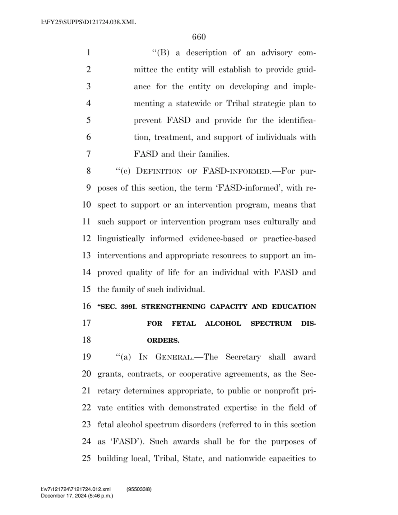 660 
1 ‘‘(B) a description of an advisory com2 mittee the entity will establish to provide guid3…