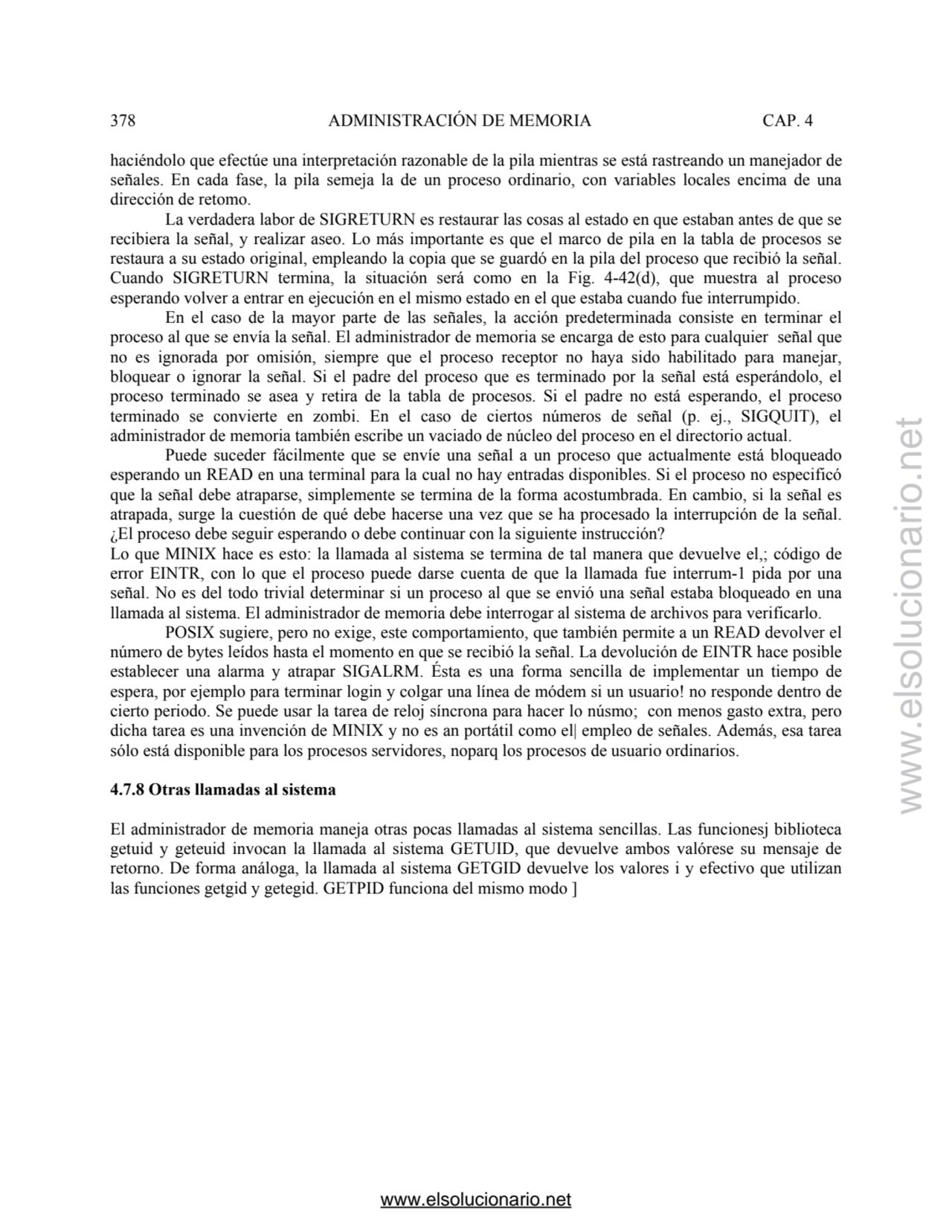 378 ADMINISTRACIÓN DE MEMORIA CAP. 4 
haciéndolo que efectúe una interpretación razonable de la pi…