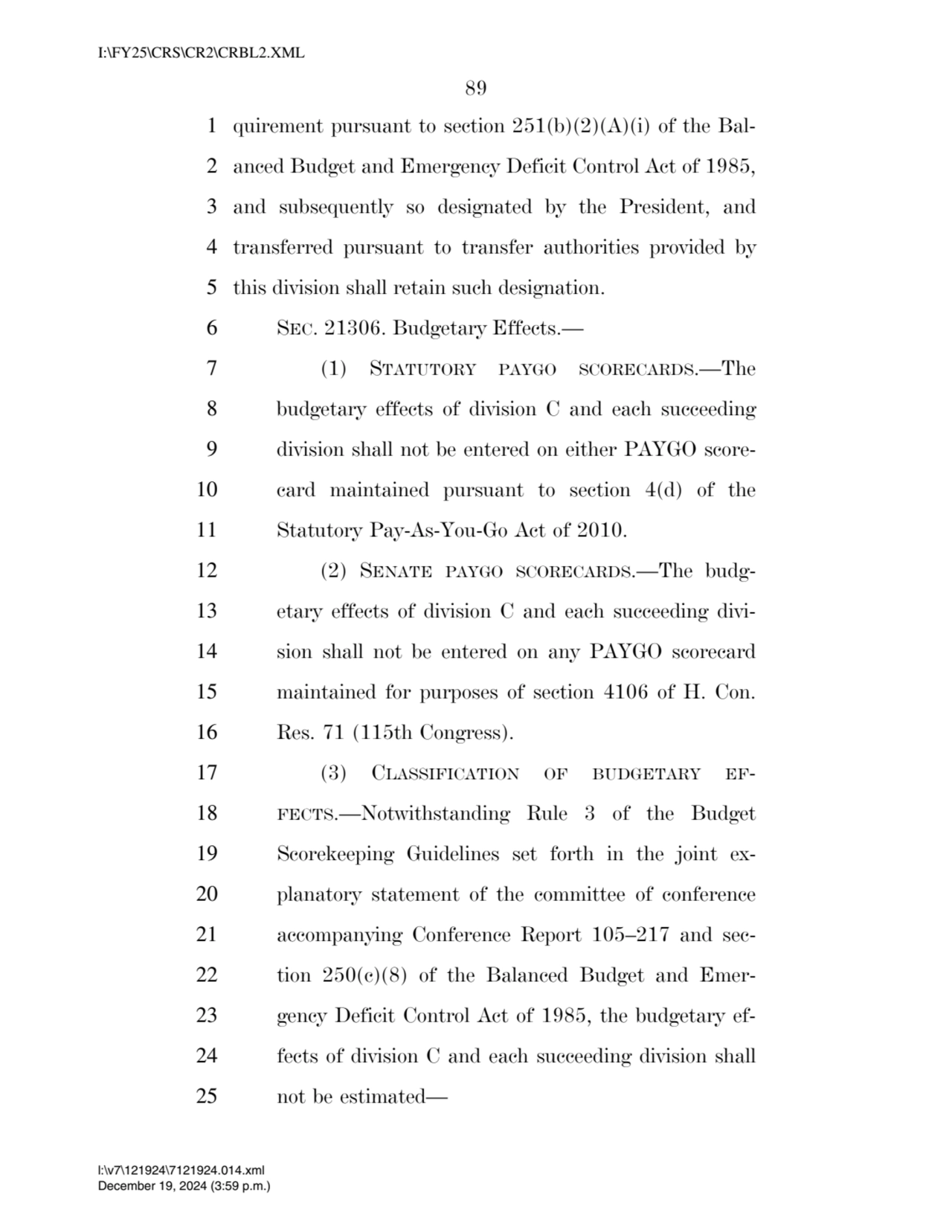 89 
1 quirement pursuant to section 251(b)(2)(A)(i) of the Bal2 anced Budget and Emergency Defici…