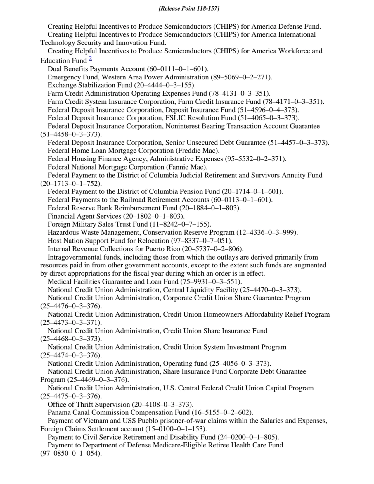 Creating Helpful Incentives to Produce Semiconductors (CHIPS) for America Defense Fund.
Creating H…