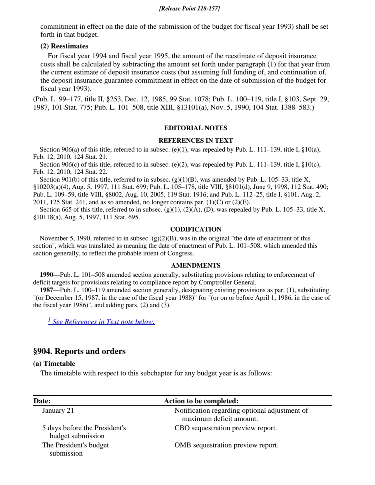 commitment in effect on the date of the submission of the budget for fiscal year 1993) shall be set…