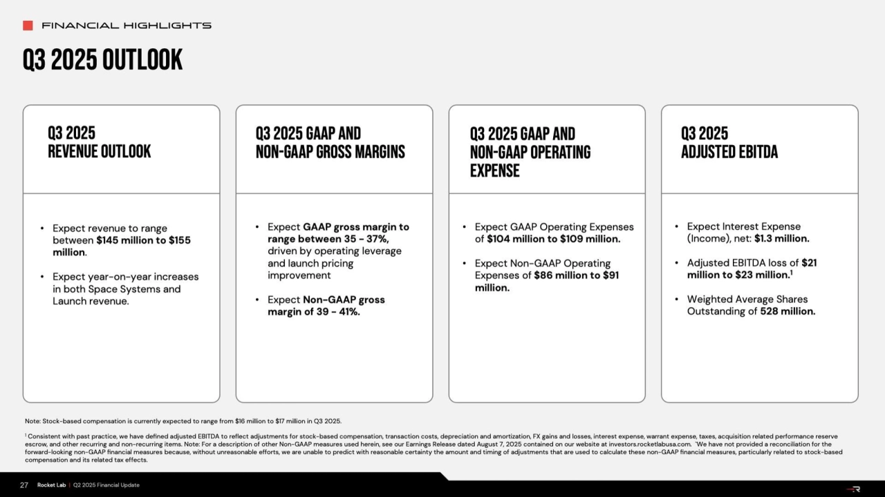 Rocket Lab Q2 2025 Investor Update: Business Highlights & Strategic Growth - Page 27