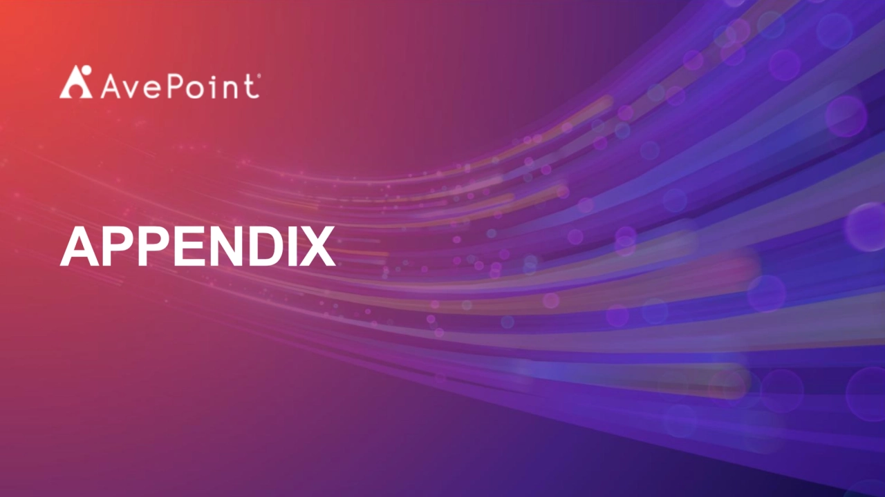 APPENDIX