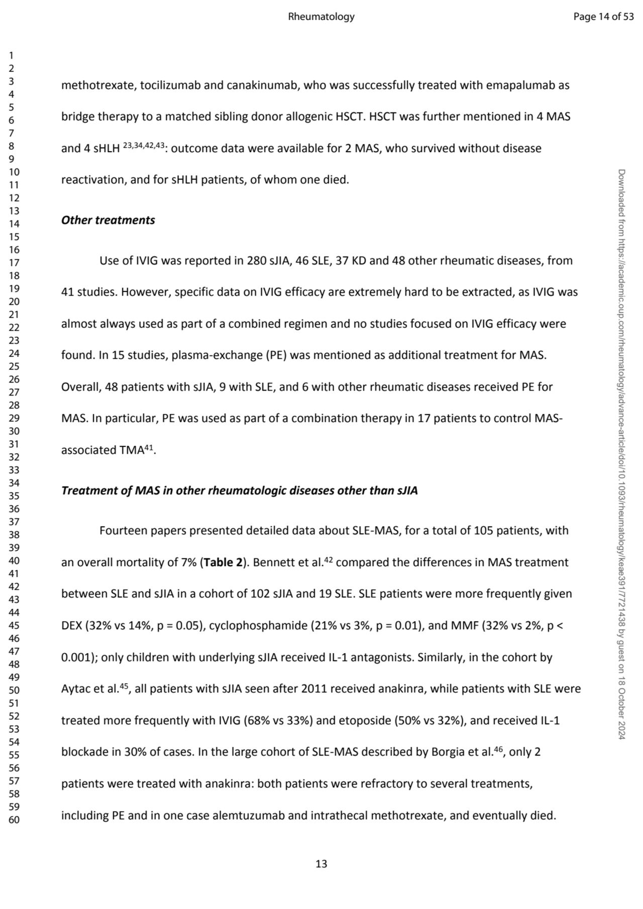 13
methotrexate, tocilizumab and canakinumab, who was successfully treated with emapalumab as 
br…