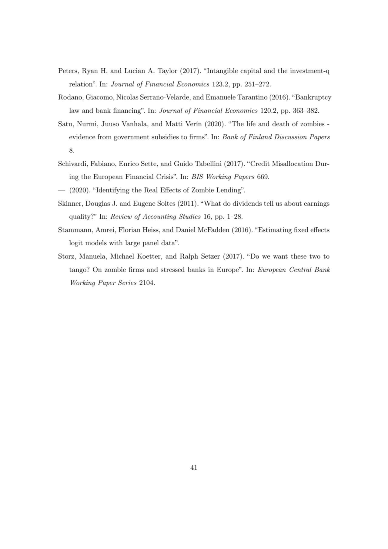 Peters, Ryan H. and Lucian A. Taylor (2017). “Intangible capital and the investment-q
relation”. I…