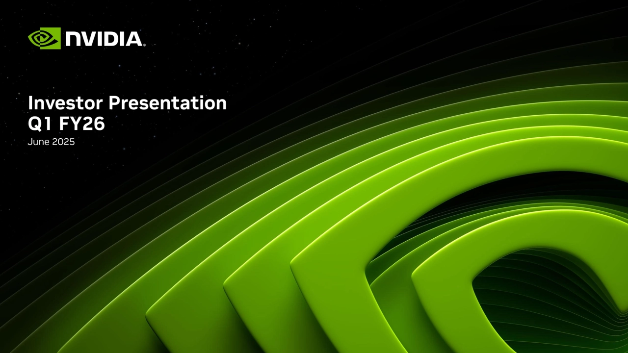 Investor Presentation 
Q1 FY26
June 2025