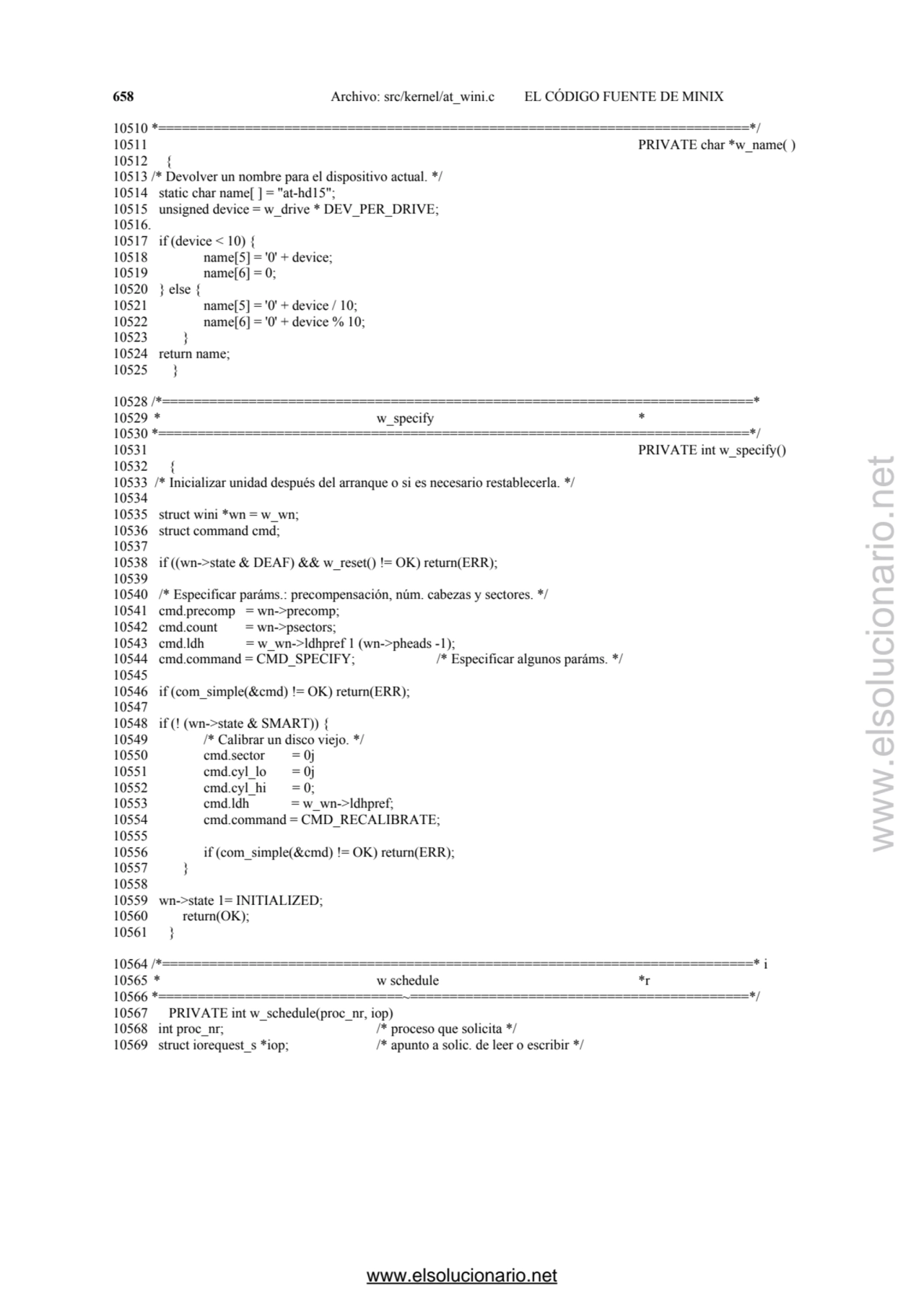 658 Archivo: src/kernel/at_wini.c EL CÓDIGO FUENTE DE MINIX 
10510 *==============================…