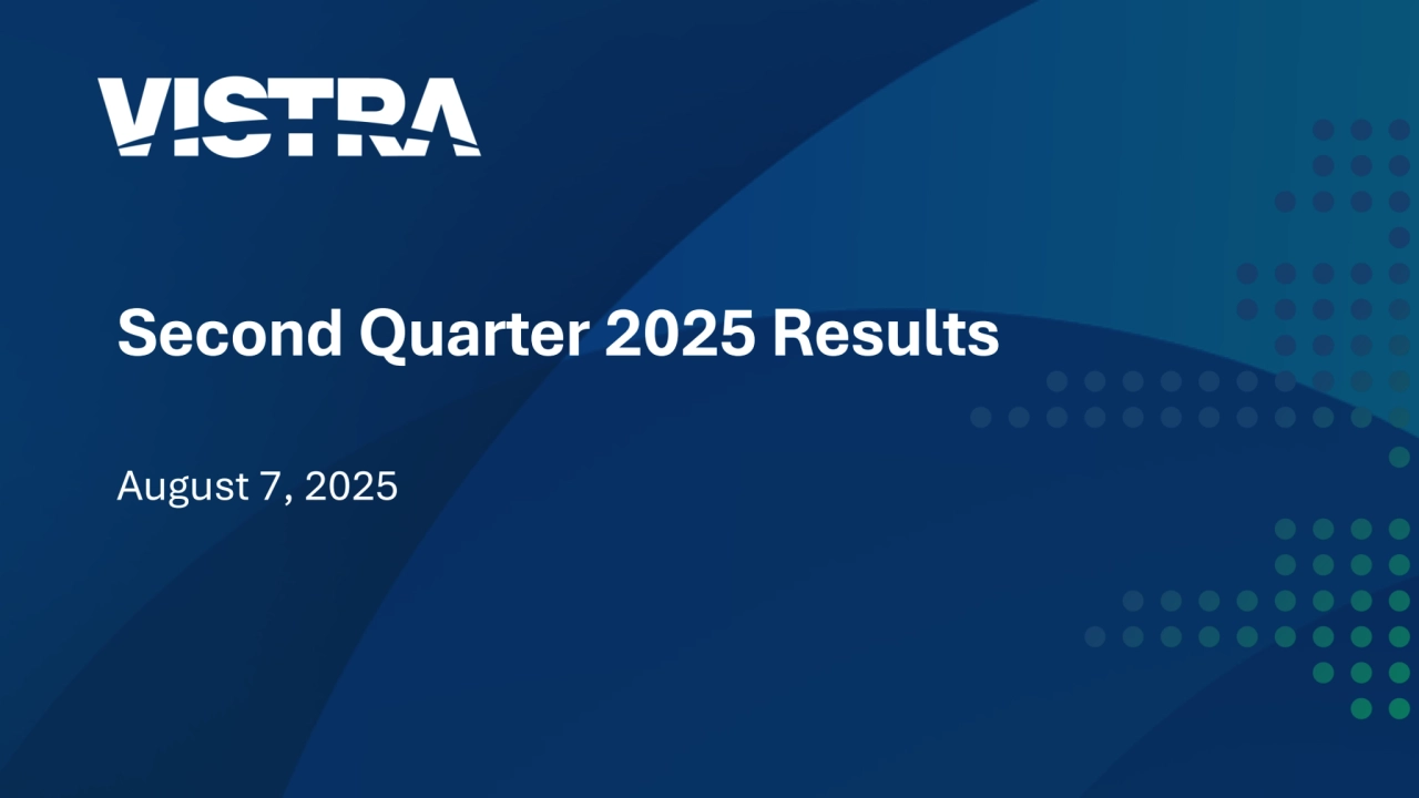 1
Second Quarter 2025 Results
August 7, 2025 