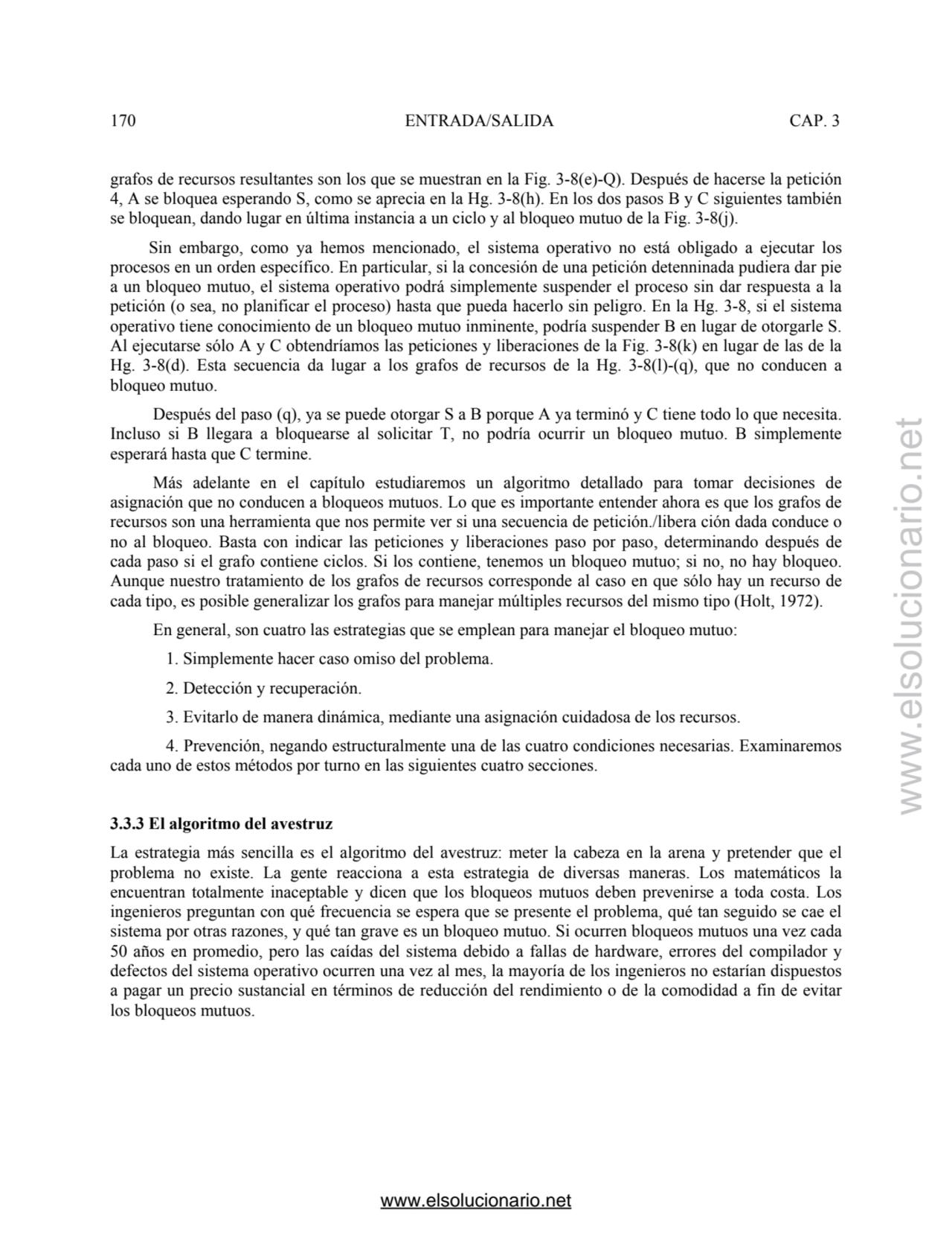 170 ENTRADA/SALIDA CAP. 3 
grafos de recursos resultantes son los que se muestran en la Fig. 3-8(e…