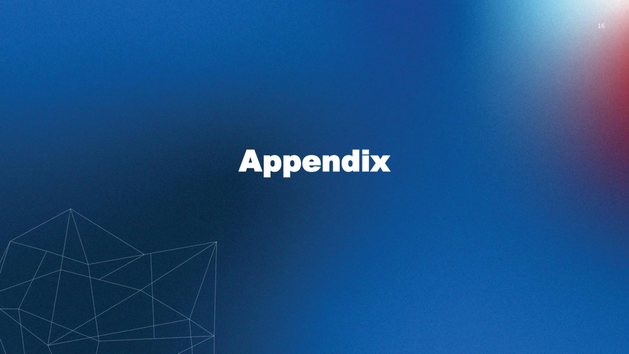 Appendix
16