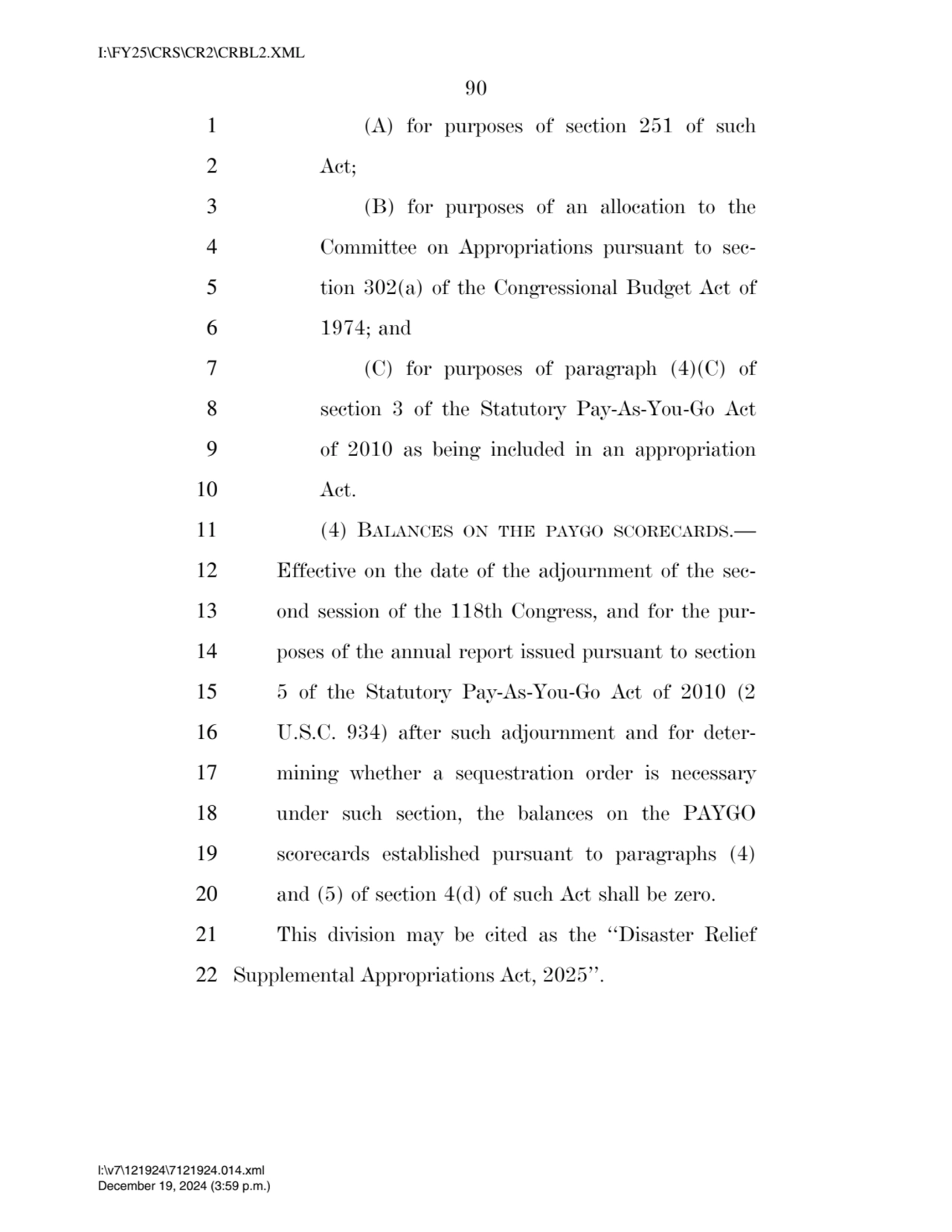 90 
1 (A) for purposes of section 251 of such 
2 Act; 
3 (B) for purposes of an allocation to th…