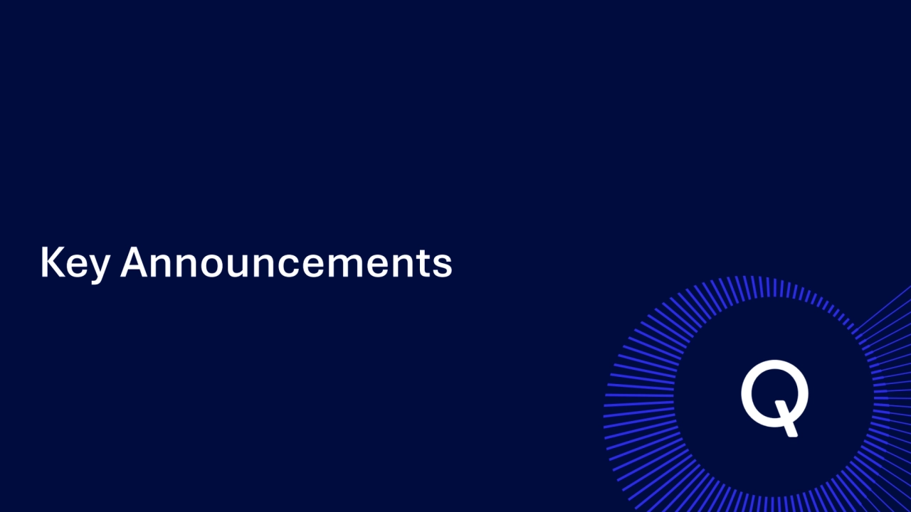 Key Announcements