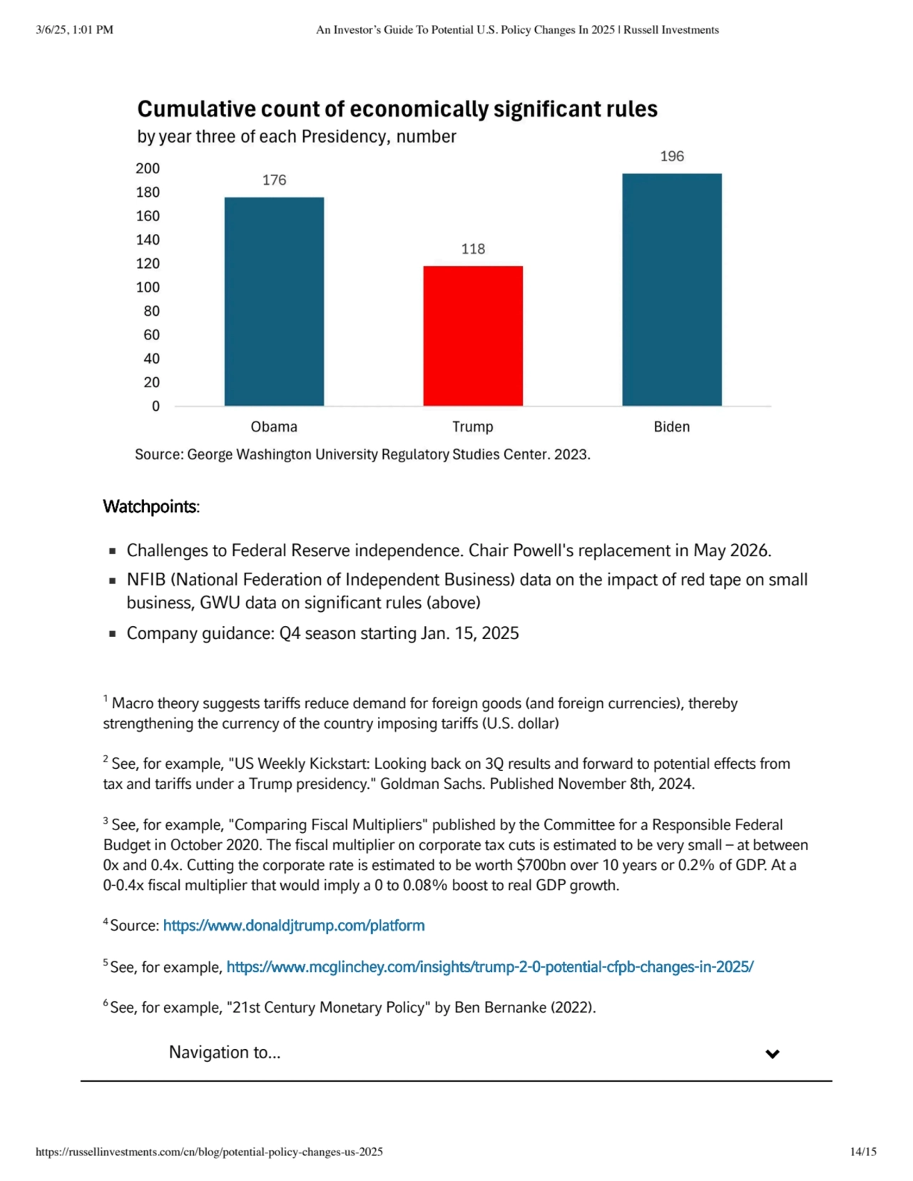 Watchpoints:
1 Macro theory suggests tariffs reduce demand for foreign goods (and foreign currenci…