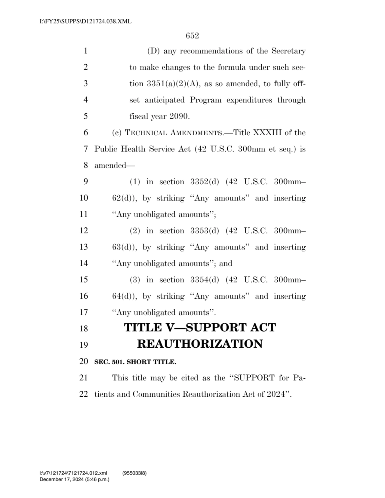 652 
1 (D) any recommendations of the Secretary 
2 to make changes to the formula under such sec…