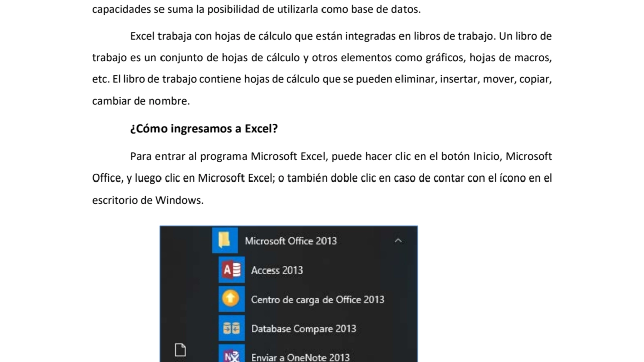 Instructivo - Manual de Excel 2013